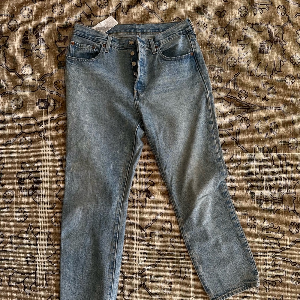 LEVI 501 Classic Blue Denim Jeans